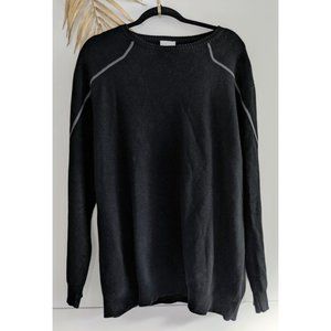 COLUMBIA Wool Blend Casual Black Men's Sweater